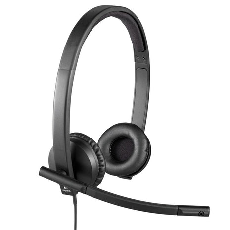 Diadema Logitech Usb Headset Stereo H570e, Lync Cisco Skype