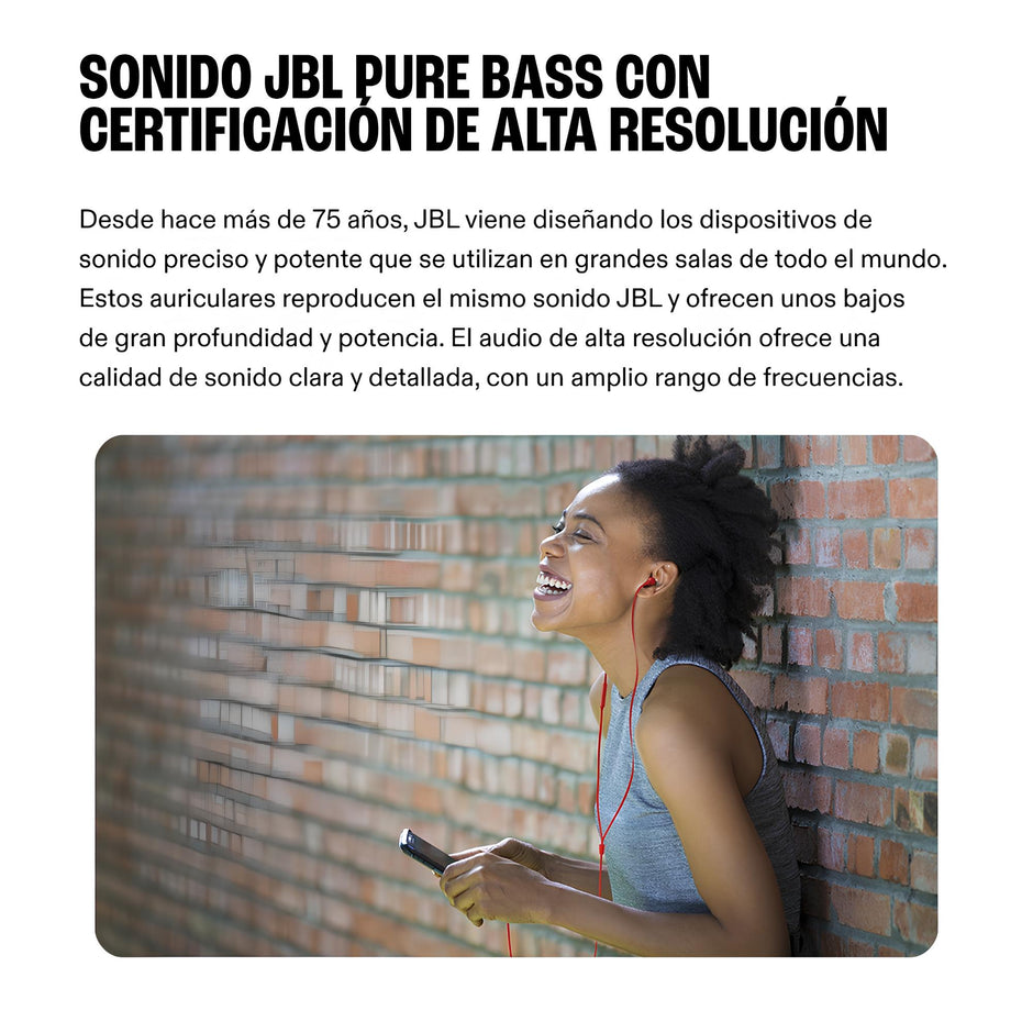 Audífonos JBL Tune 310C USB-C con Micrófono, Audio Alta Resolución y Sonido Pure Bass Negro