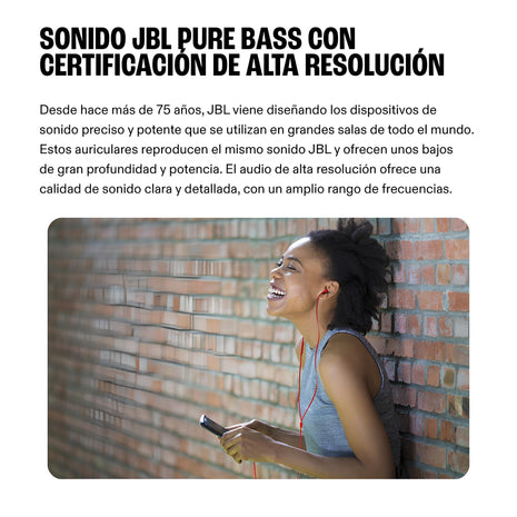 Audífonos JBL Tune 310C USB-C con Micrófono, Audio Alta Resolución y Sonido Pure Bass Negro