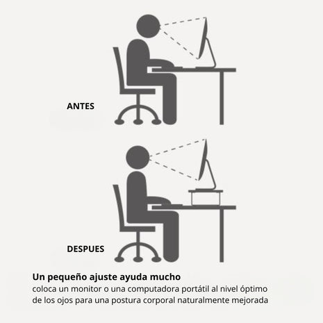 Base Eleva Monitor Techgo TDB MDF para Pantallas de 13 a 32 Pulgadas con Soporte de 20kg Cafe