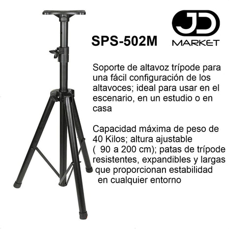 Soporte Trípode Parlantes / Cabinas De Sonido, 90~200cm/40kg