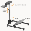 Soporte Universal Plegable para Simulador Timón y Palanca TechGo SPTG-03, Compatible Logitech y +