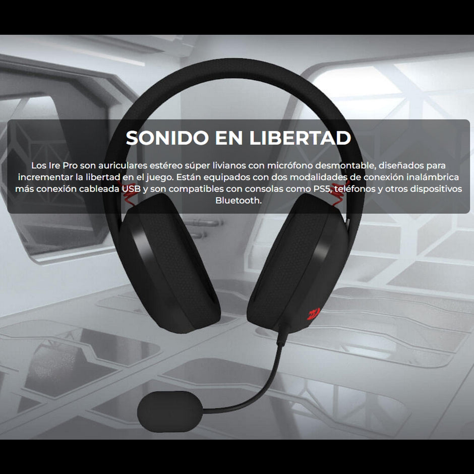 Combo Gamer Redragon Diadema Wireless H848 IRE PRO + Mouse RGB M601-RGB Centrophorus 2