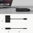 Adaptador Belkin AVC001btBK USB‑C a VGA con Carga Power Delivery 60W Full HD 1080p