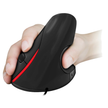 Mouse Vertical Ergonómico Evita Túnel Carpiano 5 Botones Blk