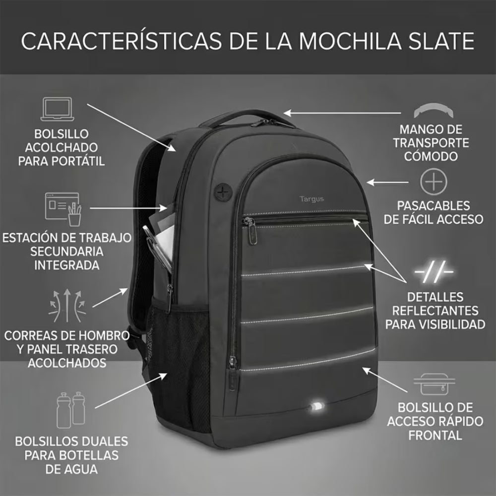 Morral Targus Slate TBB63104WM Laptop 15-16