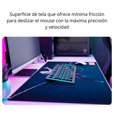 Pad Mouse Xtech Edición Ghost Spider XXL 90x42 cm
