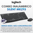 Logitech Mk295, Combo Inalámbrico Silencioso Teclado Y Mouse