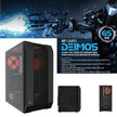 Chasis Gabinete Gamer Xtech Deimos XT-GMR3 Mid-Tower ATX Panel Lateral Transparente 3 Puertos USB Audio