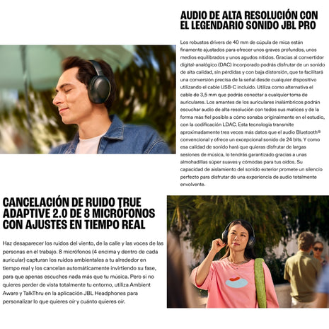 Auriculares Inalámbricos Premium JBL Tour One M3 con Cancelación de Ruido y Audio Hi-Res