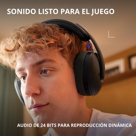 Audífonos Diadema Gamer Inalámbrica Logitech G325 LIGHTSPEED Bluetooth PC/PS5/Switch/Xbox - Negro