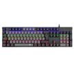 Teclado Gamer Mecánico T-Dagger Naxos T-TGK310 Rainbow Switch Red / Gris-Negro