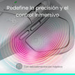 Mouse Inalámbrico Avanzado Logitech MX Master 4 Recargable Bluetooth/Bolt Silent Clics 8000 DPI - Gris Pálido