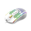 Mouse Gamer T-dagger Imperial Lite, Iluminacion Rgb, 8 Botones Programables, 7200 Dpi Blanco