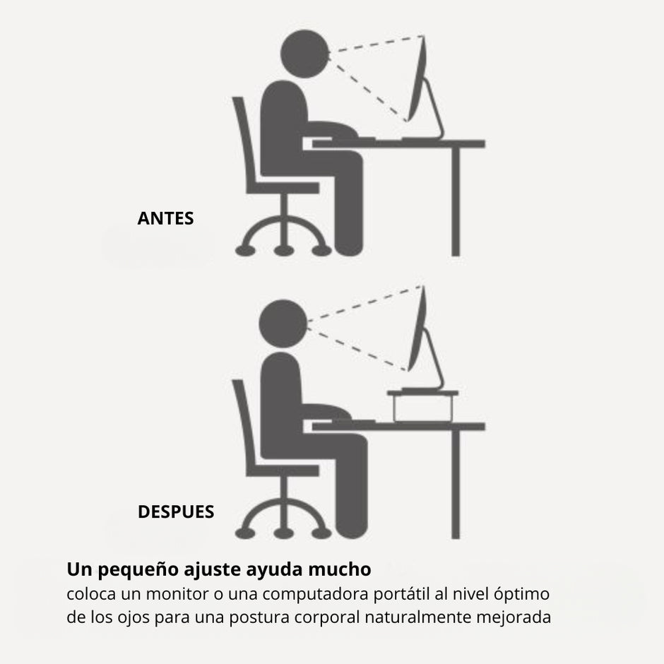 Base Eleva Monitor Techgo TDB MDF para Pantallas de 13 a 32 Pulgadas con Soporte de 20kg Negro