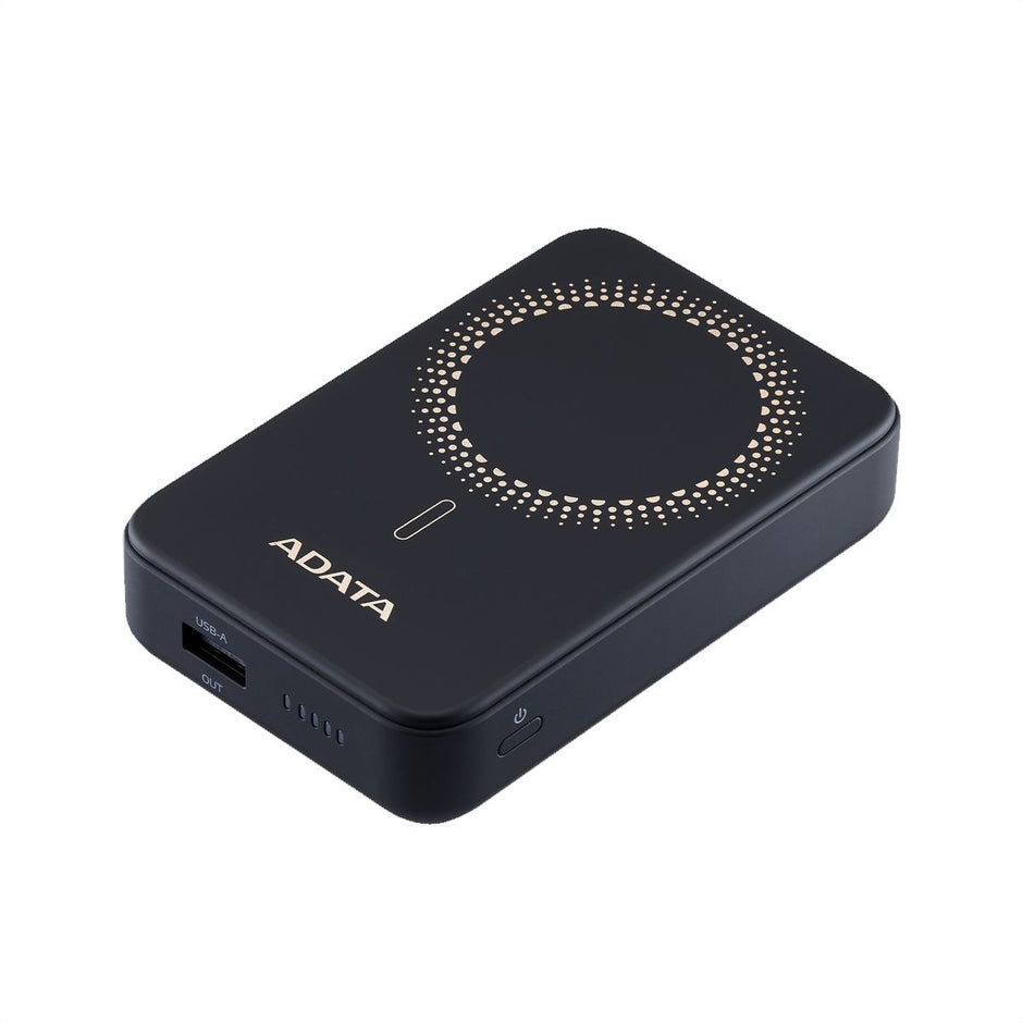 Power Bank ADATA R100 10000mAh Magnético con Carga Inalámbrica Qi y 20W USB-C PD para iPhone y Android