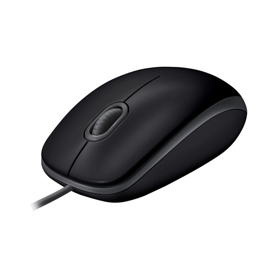 Mouse Óptico Logitech M110 Silent con Clics 90% más Silenciosos Cable USB Diseño Ambidiestro -Negro