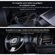Cargador De Carro KlipXtreme PowerCar KCC-140, 3 Puertos (2 USB-C, 1 USB-A), 140W, Negro