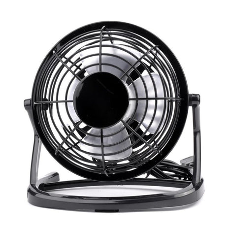 Ventilador Usb Portátil, Ajustable Ligero Silencioso, Negro