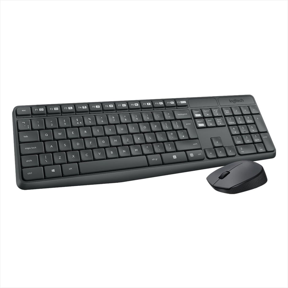 Combo Teclado Multimedia Y Mouse Inalámbricos Logitech Mk235