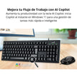 Combo Teclado Multimedia y Mouse Optico Genius KM-100SE AI Copilot - Negro