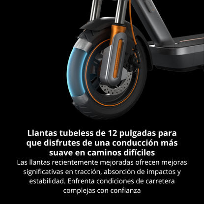 Patineta Eléctrica Xiaomi Scooter 6 Max Llantas 12” Max 1100W Autonomía 70km Suspensión Doble E-ABS TCS IPX6