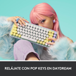 Teclado Inalámbrico Logitech POP Keys Daydream con Botón de Emojis