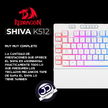Teclado Gamer Redragon Shiva K512w Rgb Multimedia / 6 Macros