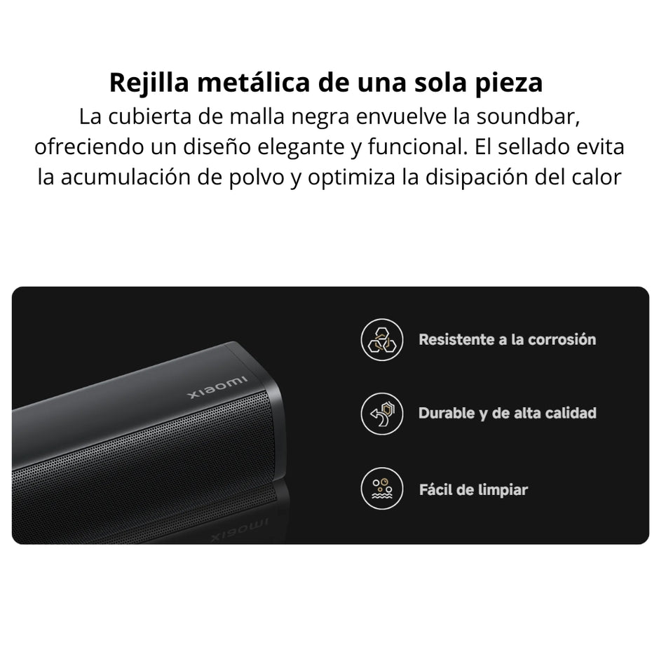 Barra de Sonido Xiaomi Soundbar 2.0CH de 30W, Bluetooth 5.3, Entrada Óptica, SPDIF, AUX para TV y PC