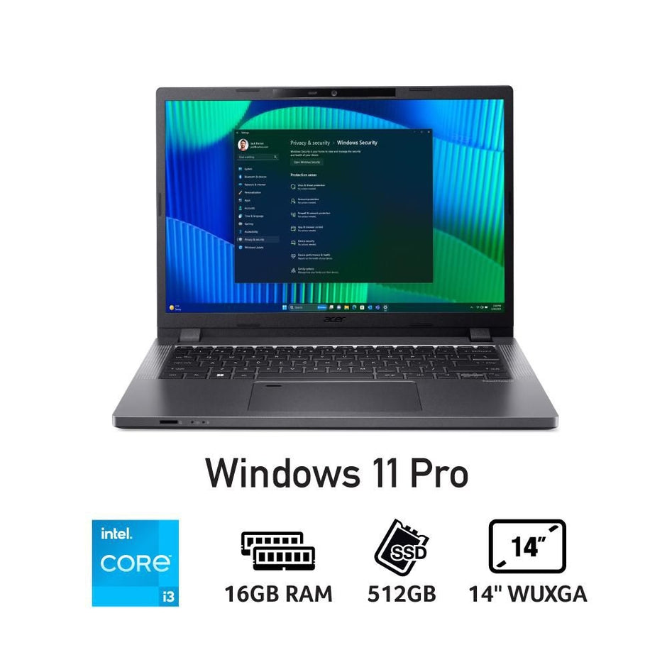 Portátil Corporativo Acer TravelMate P2 14 Intel Core i3 1315u 16GB RAM 512GB SSD Windows 11 Pro
