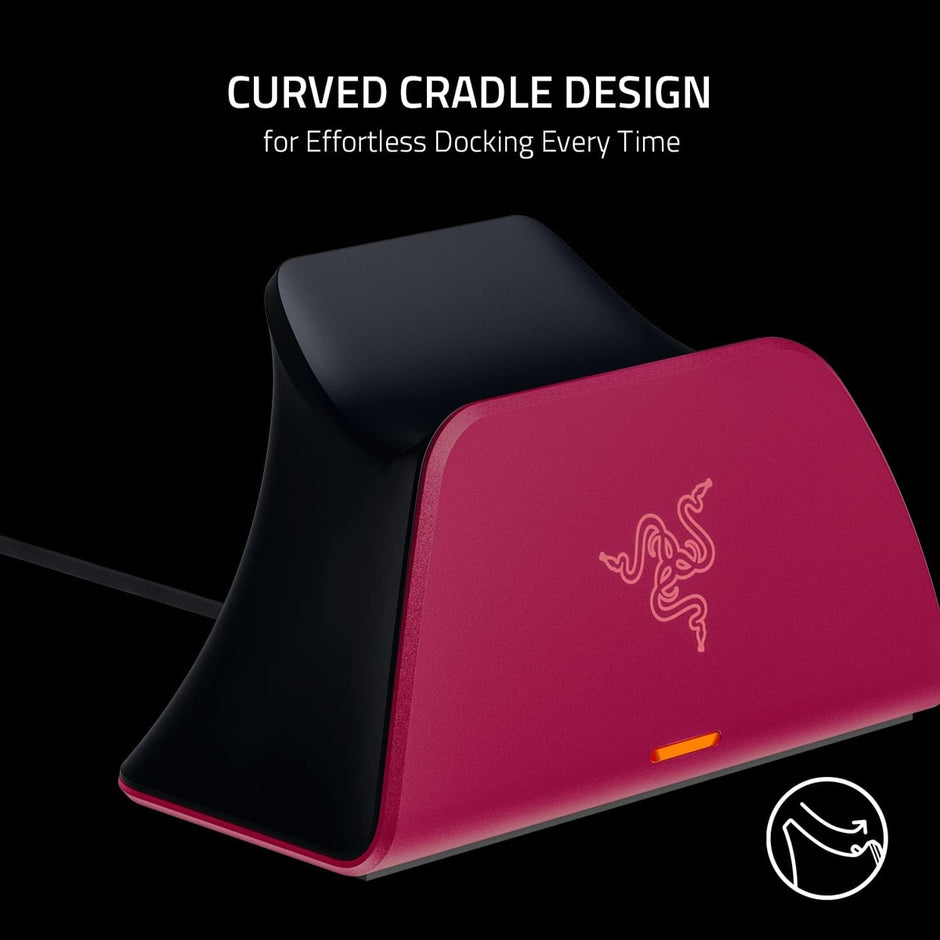 Razer Quick Charging Stand, Base Carga Rápida Mando Ps5, Red
