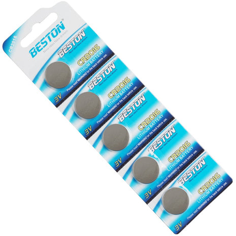 Pila / Batería De Litio 3v Beston Cr2016 · Pack X 5 Unidades