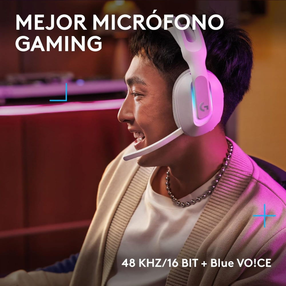 Auriculares Gamer Inalámbricos Logitech G522 Lightspeed Blanco