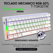 Teclado Gamer Mecánico T-dagger T-tgk321w Arena 60% Compacto
