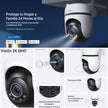 Camara Wi-fi Outdoor Pan/tilt Security 4mp 2k Qhd Live View Color Blanco