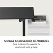 Escritorio Eléctrico de Altura Ajustable TechGo DMTB3-CA Diseño Ergonómico y Moderno - Rústico