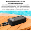 Power Bank 30.000 mAh con Panel Solar Xtech XPB-300 Multiples Puertos, Linterna