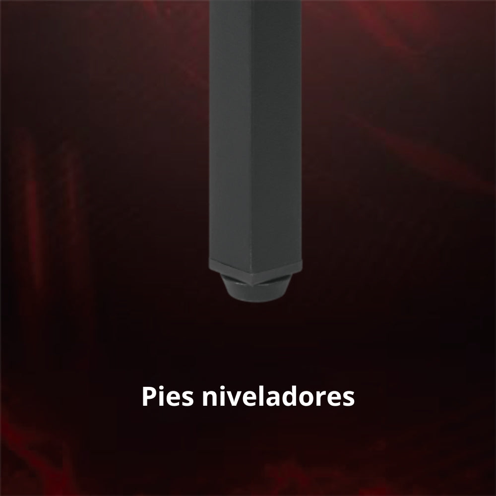 Escritorio Gamer TechGo MPCG-15 Compacto Superficie Texturizada 110cm*50cm Estantería Bolsa Organizadora