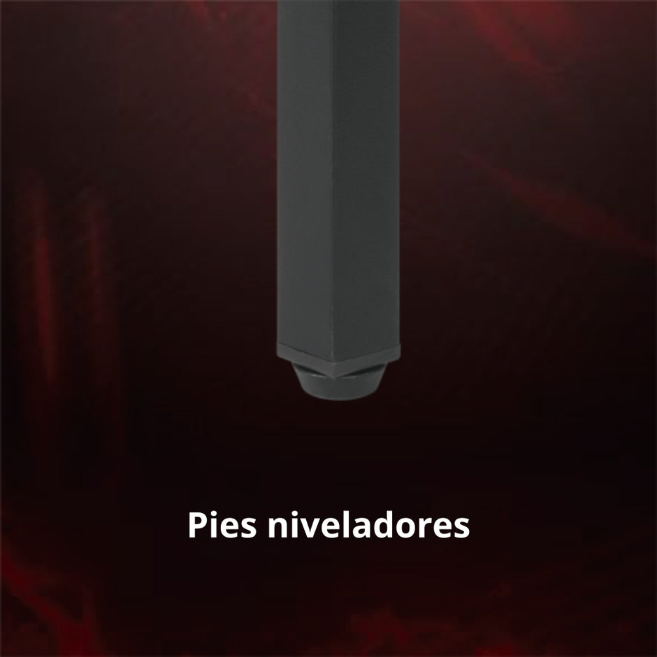 Escritorio Gamer TechGo MPCG-15 Compacto Superficie Texturizada 110cm*50cm Estantería Bolsa Organizadora