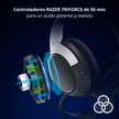 Audífonos Gamer Inalámbricos Razer Kaira HyperSpeed PS5 y PC Bluetooth y dongle 2.4GHz 30H Batería