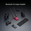 Adaptador de Red PCIe Mercusys MA37BE BE6500 WiFi 7, 6GHz + 5GHz a 2882Mbps y Bluetooth 5.4