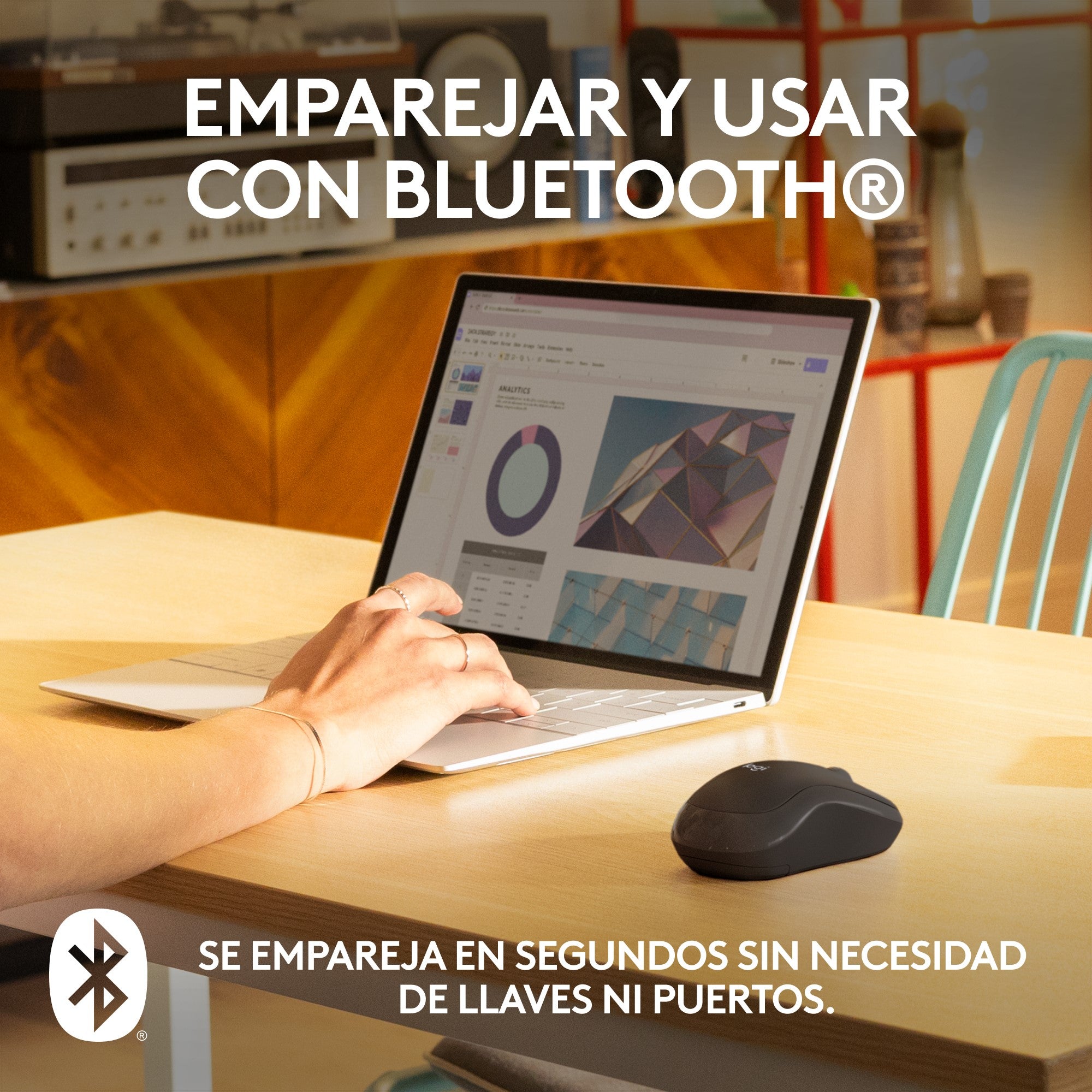 Logitech M240 Silent Ratón Bluetooth Inalámbrico 90% Más Silencioso Compacto y Cómodo - Negro