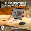 Logitech M240 Silent Ratón Bluetooth Inalámbrico 90% Más Silencioso Compacto y Cómodo - Negro