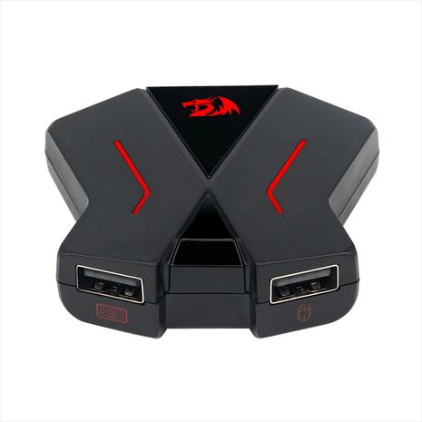 Conversor Multiplataforma HUB Redragon Eris GA200 para Teclado y Mouse en Consolas