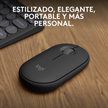Mouse Bluetooth Multidispositivo Logitech Pebble 2 M350s, Negro