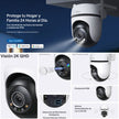 Cámara WiFi TP-Link Tapo C520WS 360° 2K QHD para Exteriores con Visión Nocturna a Color y Detección IA Avanzada + Micro SD 128GB