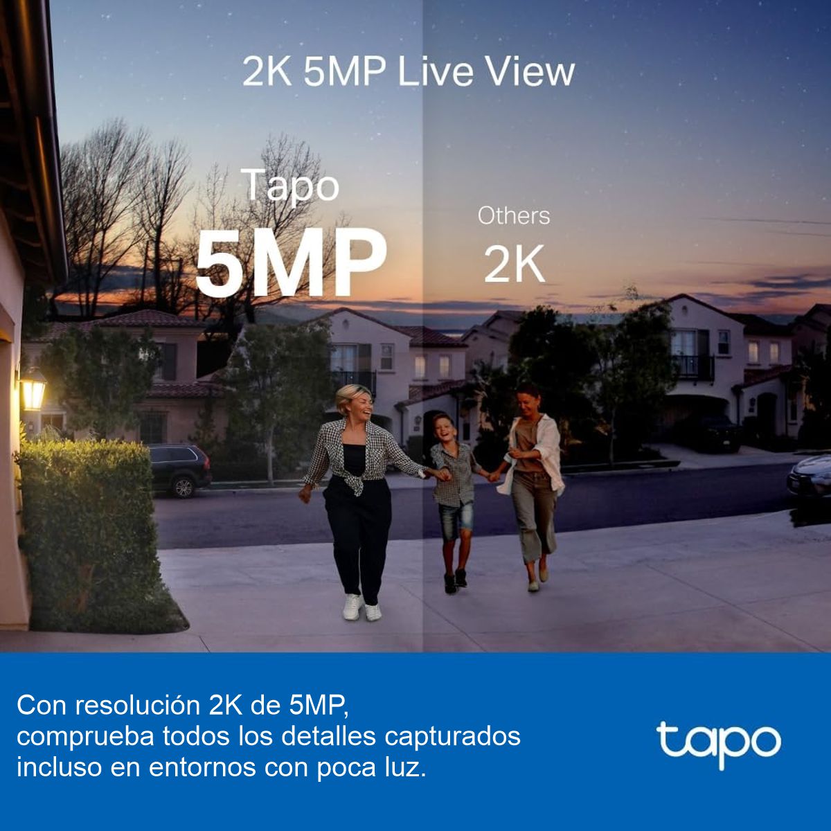 Cámara De Video Con Timbre Inteligente TP-Link Tapo D230S1