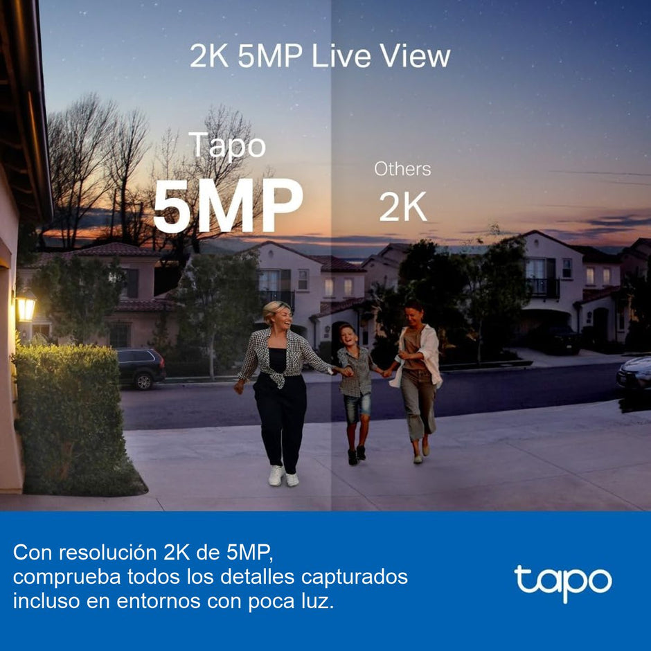 Cámara De Video Con Timbre Inteligente TP-Link Tapo D230S1