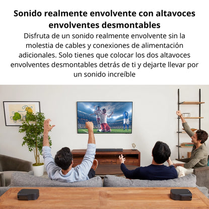 Barra de Sonido JBL Bar 800 Pro 720W Dolby Atmos con Subwoofer 10” HDMI eARC WiFi Altavoces Desmontables