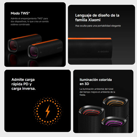 Parlante Bluetooth Xiaomi Sound Party Impermeable IP67 con Sonido Potente 50W y Diseño Elegante